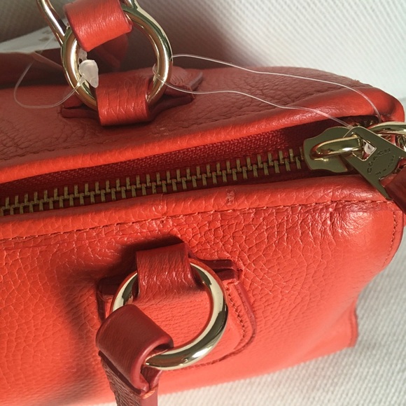 NWT Coach Mini Nolita Satchel In Polished Pebble Leather watermelon - Picture 14 of 16